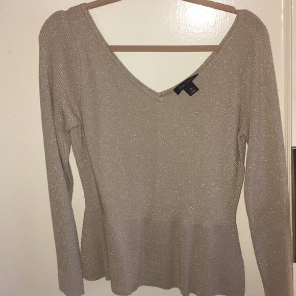 Shimmer peplum top - Picture 2 of 4